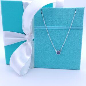 Tiffany & Co. Sterling Silver Elsa Peretti Color by the Yard Chalcedony Pendant